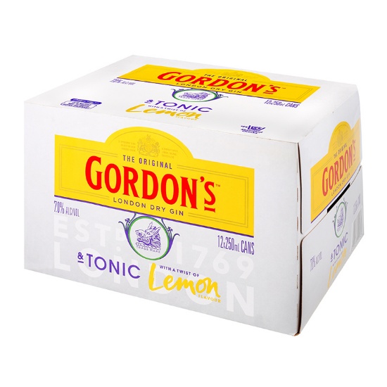 Picture of Gordon's Gin & Tonic 7% Cans 12x250ml