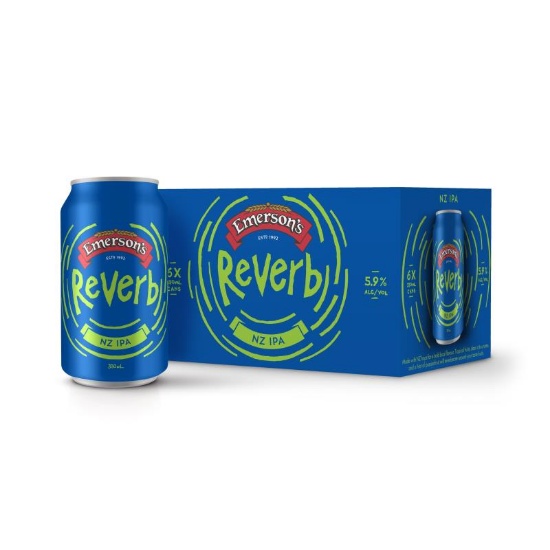 Picture of Emerson's Pioneer Range Reverb NZ IPA Cans 6x330ml