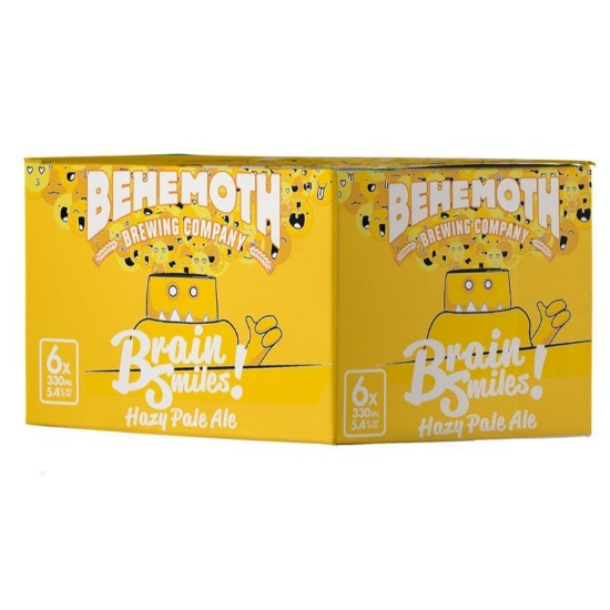 Picture of Behemoth Brain Smiles! Hazy Pale Ale Cans 6x330ml